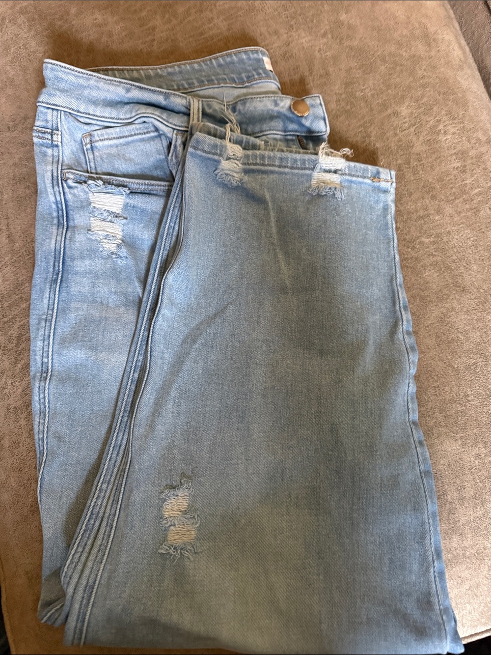 Flying Monkey High Rise Straight Leg Jeans